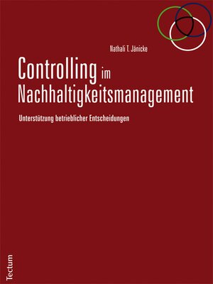 cover image of Controlling im Nachhaltigkeitsmanagement